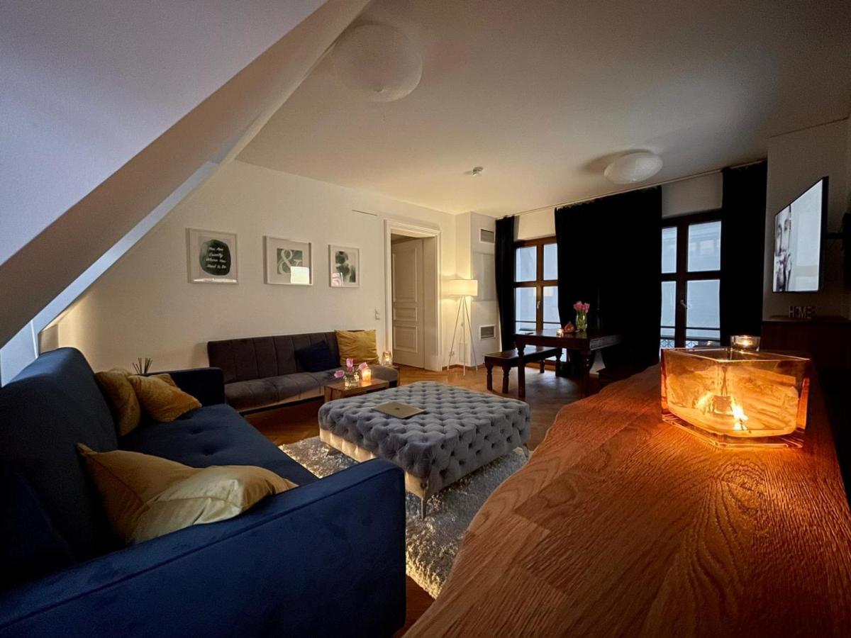 Modernes Apartment An Der Frauenkirche Dresden Luaran gambar