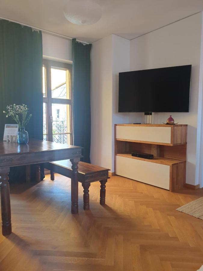 Modernes Apartment An Der Frauenkirche Dresden Luaran gambar