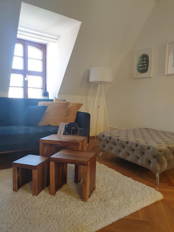 Modernes Apartment An Der Frauenkirche Dresden Luaran gambar